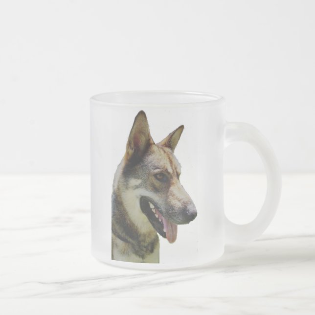 German Shepard Frosted Mug (Right)