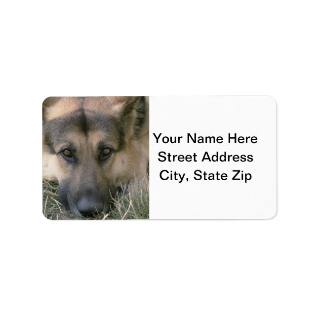 German Shepard Label (Front)