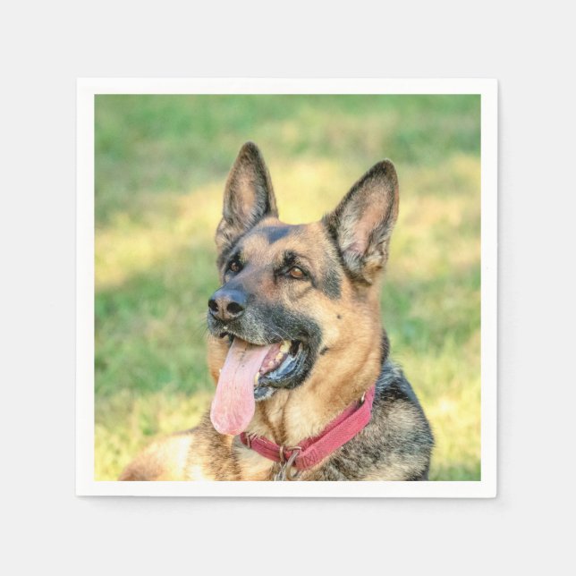 German Shepard Paper Napkins (Front)