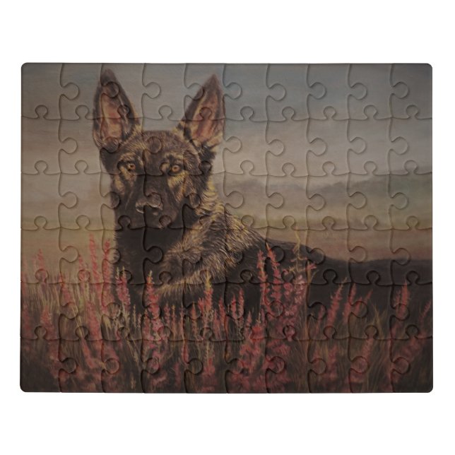 German Shepard Puzzle (Puzzle Horizontal)