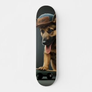 German Shepard Shredder Skateboard