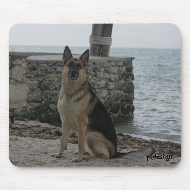 German Sheperd Mouse Pad (Front)