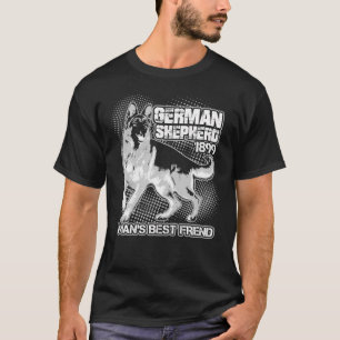 German Shepherd 1899 Man S Best Friend T-Shirt