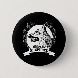 GERMAN SHEPHERD (3) BUTTON