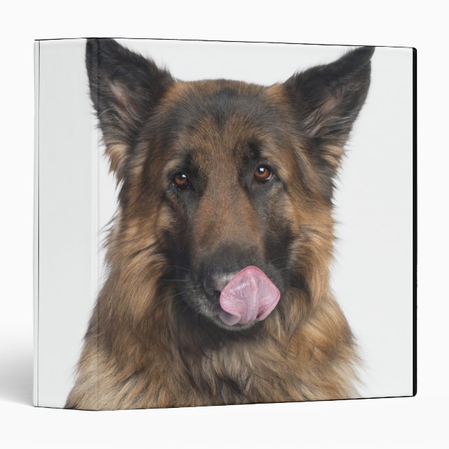 German Shepherd 3 Ring Binder (Front/Spine)