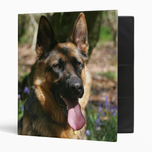 German Shepherd 3 Ring Binder