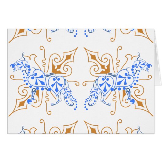 German Shepherd abstract Cards (Front Horizontal)