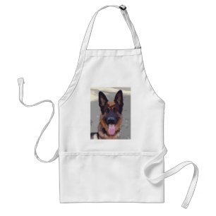 German shepherd adult apron