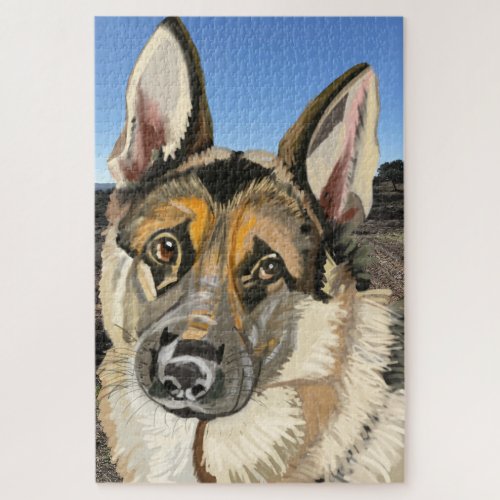 German Shepherd Alsation Jigsaw Puzzle