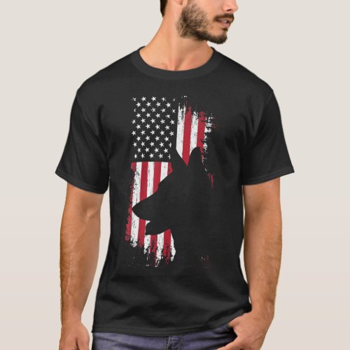 German_Shepherd_American_Flag USA Patriotic Dog Gi T_Shirt