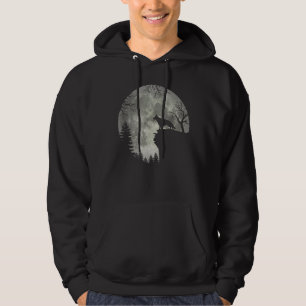 German Shepherd And Moon Halloween Hoodie