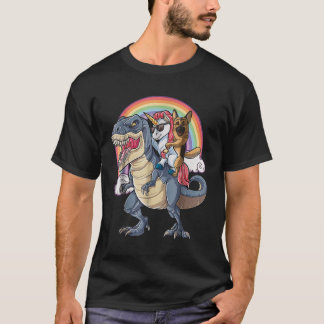 German Shepherd And Unicorn Ride Rex Like Boss Te T-Shirt