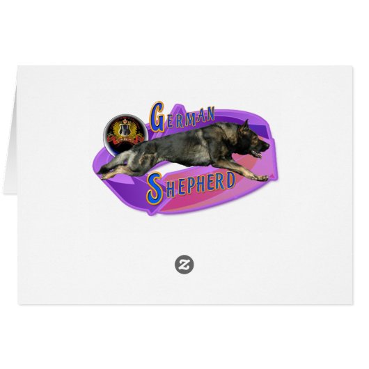 German Shepherd Angel Flying (Back Horizontal)