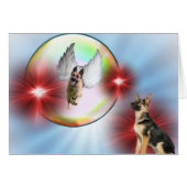 German Shepherd Angel Flying (Front Horizontal)