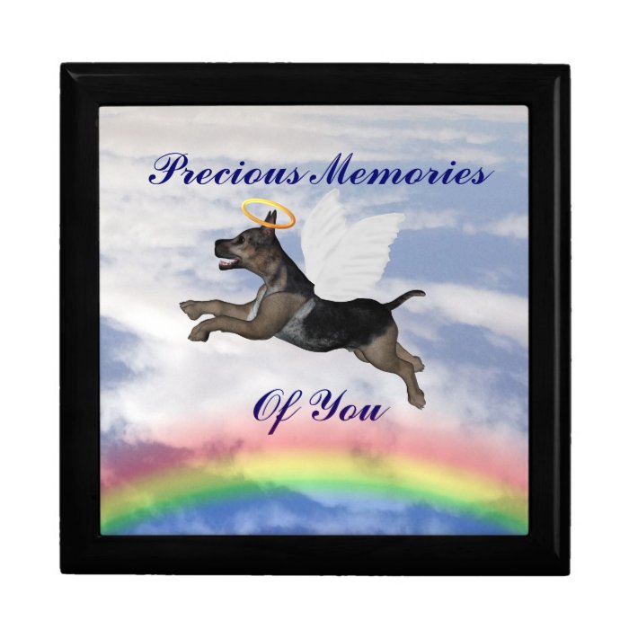 German Shepherd Angel Pup Pet Memorial Gift Boxes