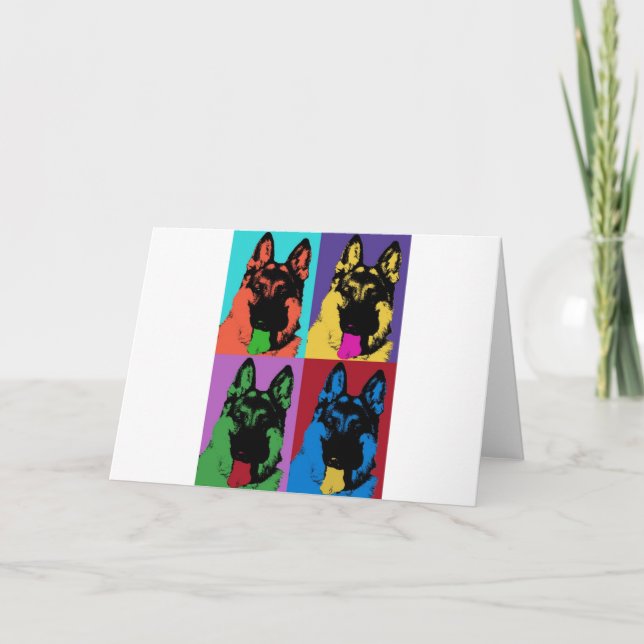 German Shepherd Art Card (Front)