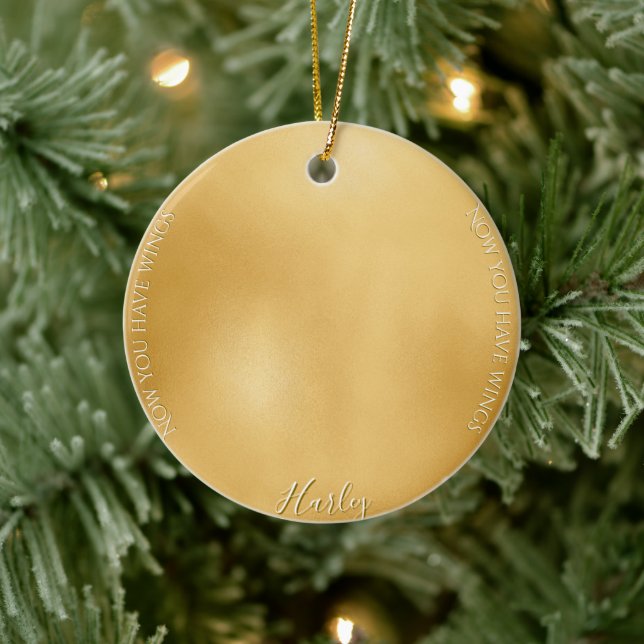  German Shepherd Art Photo Keepsake Christmas Ceramic Ornament (Tree)