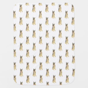 German Shepherd Baby Blanket