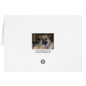 German Shepherd Bandana - Ranch Dog Lover Blank Cards (Back Horizontal)