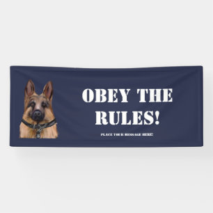 German Shepherd Banner