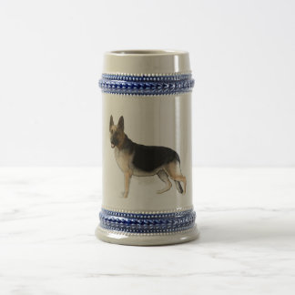 German Shepherd Beer Stein