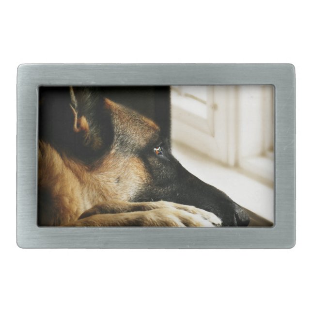 German Shepherd Belt Buckle (Front)