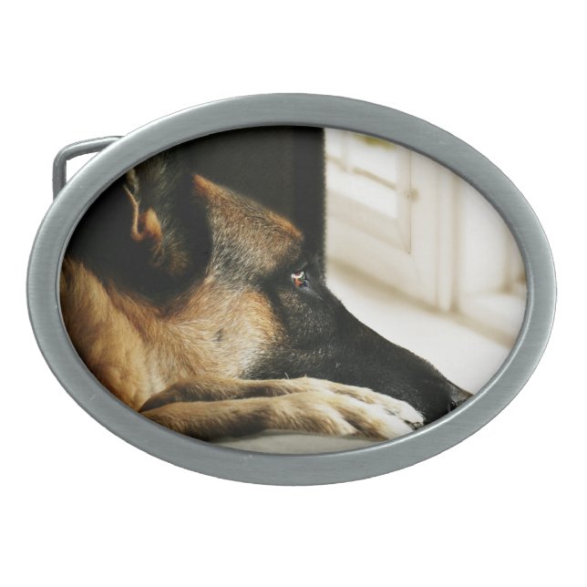 German Shepherd Belt Buckle (Front)