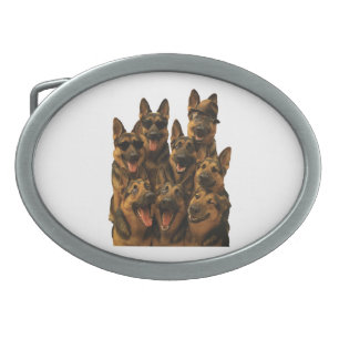 German Shepherd Belt Buckle