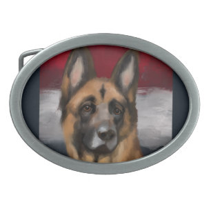 German Shepherd      Belt Buckle