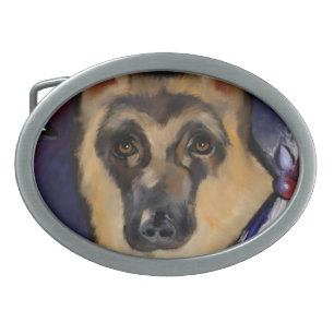 GERMAN SHEPHERD BELT BUCKLE