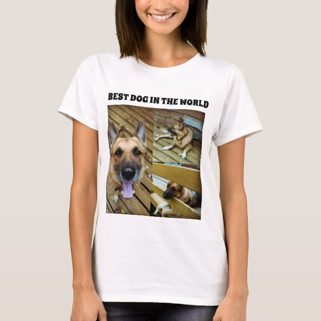 GERMAN SHEPHERD BEST DOG tee (Front)