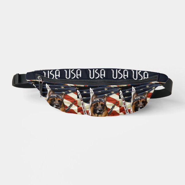 GERMAN SHEPHERD BIATHLON  FANNY PACK (Front)