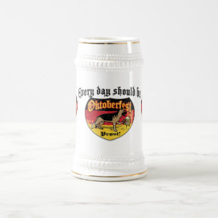 German Shepherd Bier Hound Beer Stein