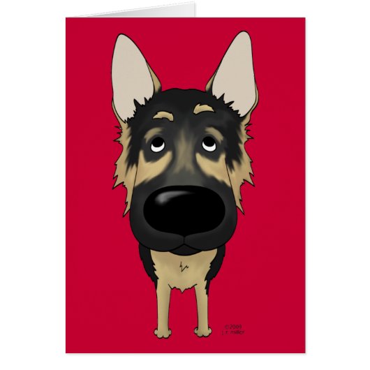 German Shepherd - Big Nose and Butt (Front)