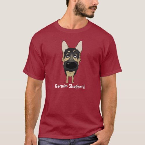 German Shepherd _ Big Nose and Butt T_Shirt