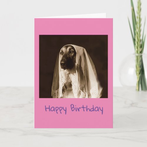 German shepherd Birthday card