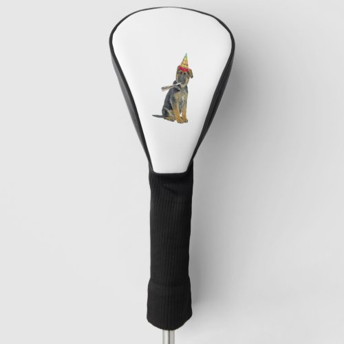 German Shepherd Birthday  Golf Head Cover