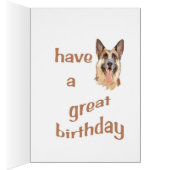 German shepherd Bithday card (Inside (Right))
