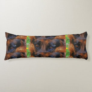 german-shepherd-black and red eyes body pillow