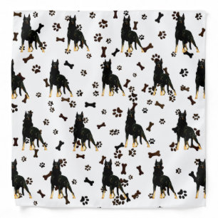 German Shepherd, black Bandana