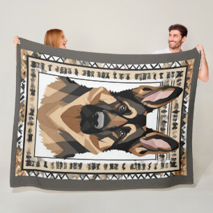 German Shepherd Blanket