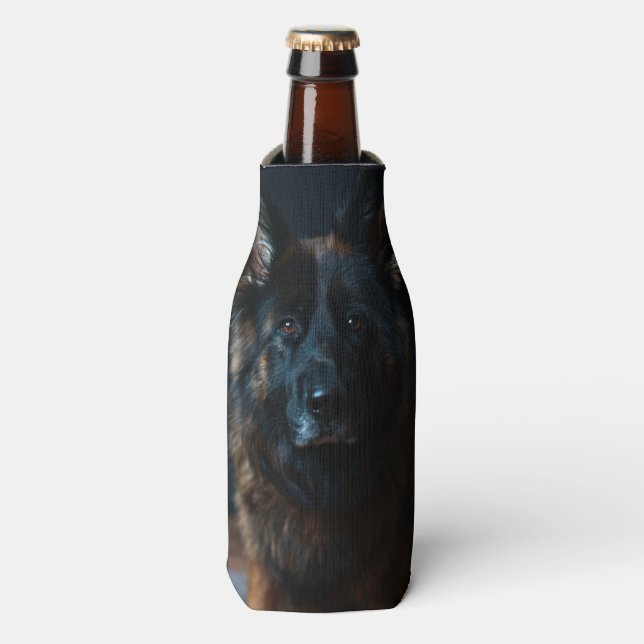 German Shepherd Bottle Cooler (Bottle Front)