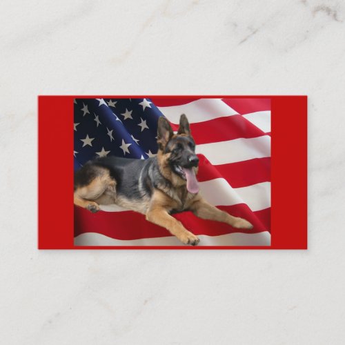 German Shepherd Breeder Business Card