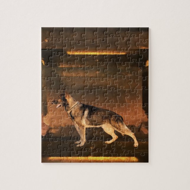 German shepherd Brown Puzzle (Vertical)