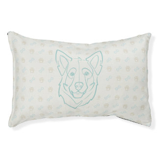 German Shepherd, Built to Protect, Born to Love! Pet Bed