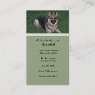 German Shepherd Business Card