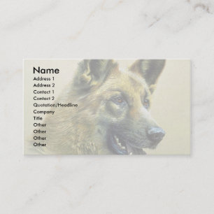 German Shepherd Business Card