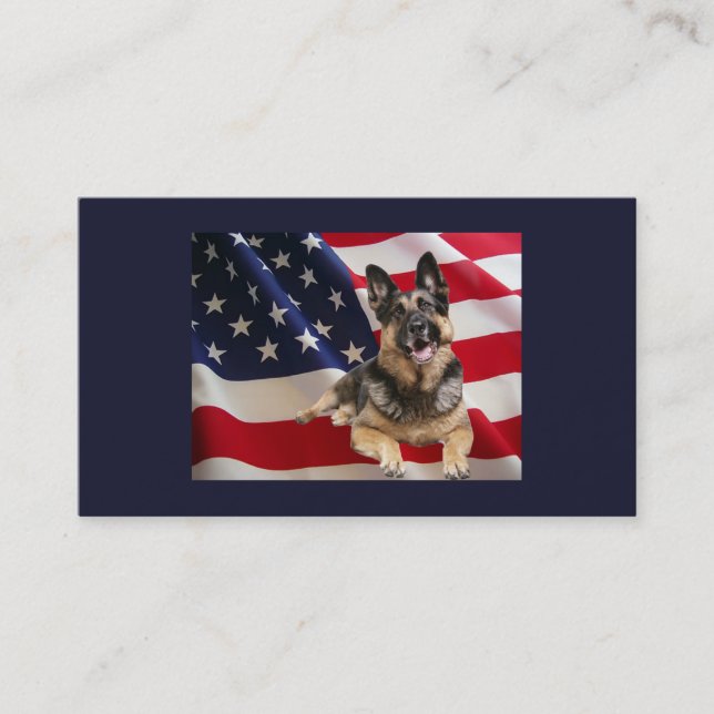 German Shepherd Business Card (Front)