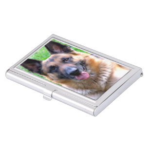 German Shepherd Business Card Holder