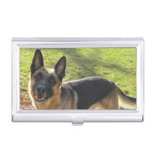 German Shepherd Business Card Holder